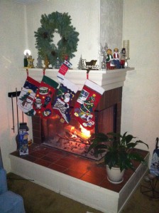 Christmas 2012 Fireplace